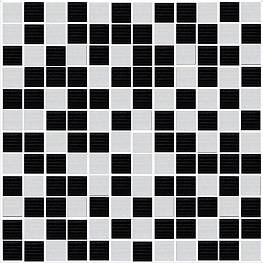 Декор ENERGY Mosaico Black-Blanco 30х30