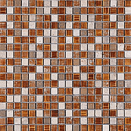 Декор HARMONY Мозаика из натурального камня D.ADORE Brown 30x30