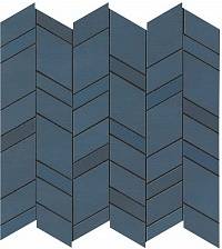 Мозаика 9MCU MEK Blue Mosaico Chevron Wall 30,5x30,5