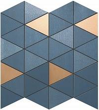 Мозаика 9MDU MEK Blue Mosaico Diamond Gold Wall 30,5x30,5