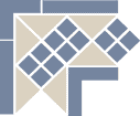 Декор Керамогранит Corner LISBON with 1 strip (Tr.16, Dots 11, Strips 11) 21,5х21,5х15
