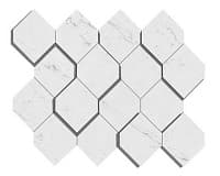Мозаика Керамогранит AS4A Marvel Carrara Pure Mosaico Esagono 3D 28,2X35,3