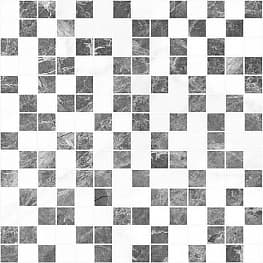 Мозаика Crystal Мозаика серый+белый 30х30
