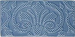 Настенная плитка 21246 Masia Jewel Blue (4 вида паттерна) 7,5x15
