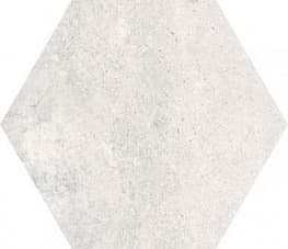 Напольная плитка Керамогранит Concrete White Hex 25x22