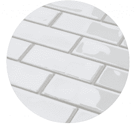 Декоративная мозаика Always Mosaic Brick Snow 25,35x26,63