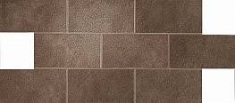 Мозаика Керамогранит A1E6 Dwell Brown Leather Brick Lappato 21,7X43,6
