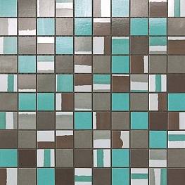 Мозаика 9DMT Dwell Turquoise  Mosaico Mix 30,5x30,5