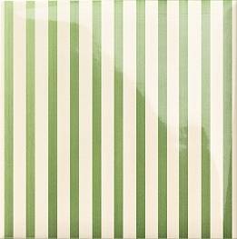Настенная плитка Декор Lucciola Stripe Green 20*20