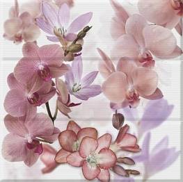 Панно Aure Orchides berenjena (3) 45х45