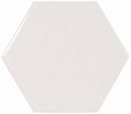 Настенная плитка SCALE Hexagon White 10,7*12,4