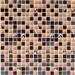 Мозаика Crystal brown 8*15*15 30*30