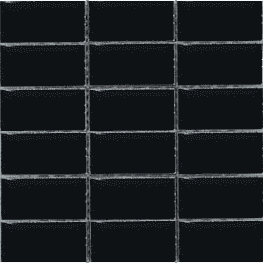 Мозаика K523593 Metro Tiles Black Glossy 30х30(5х10)