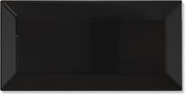 Настенная плитка BISELADO CLASSIC BLACK BR (глянец) 7,5х15