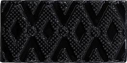 Настенная плитка 21234 Masia Jewel Negro (4 вида паттерна) 7,5x15