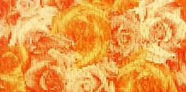 Декор Фьюжн оранжевый 1641-0022 20х40