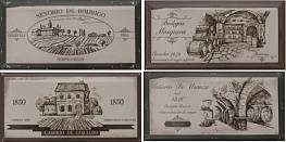 Настенная плитка BISELADO Декор Hueso Wine Labels Décor Mix 10*20
