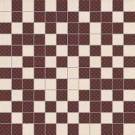 Декор ARCOBALENO SHINE Mosaico Beige-Brown 30x30