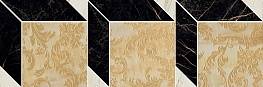 Декор Керамогранит Marble Mos Decorato Cube Nero/Oro/Bianco 19,5x58,5