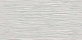 Настенная плитка 3D Wave White Glossy 40x80