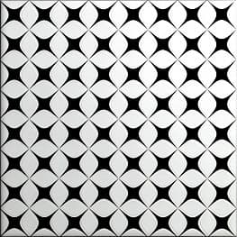 Настенная плитка 20*20 Decor Black&White Mix 9 mm декоративная