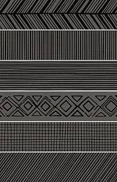 Напольная плитка  Керамогранит TAKENOS K`SIM Picasso Mix6 Graphite без подбора 14,6*59,3