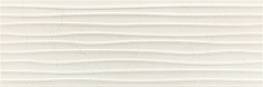 Настенная плитка 30*90 Wellen Velvet Pearl ректификат белая глина