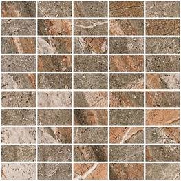 Напольная плитка Керамогранит Genesis Mosaic Brown(Коричневый) K-105//m07/M 307x307х9 матовый