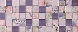 Настенная плитка Aquarelle lilac лиловая 03 25х60