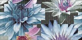 Декор Mosaico blanco Flor 1 25x50