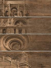 Декор Керамогранит Italian Wood Wenge (венге) G-253/SR/d01 (GT-253/d01) 20х60