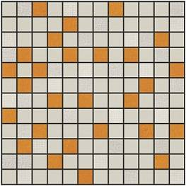  FUTURA Mosaico Naranja-Marfil 30x30