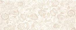 Настенная плитка Aria Flowers Beige 20.2x50.4