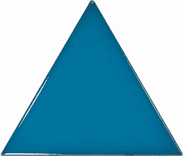 Настенная плитка TRIANGOLO 23822 ELECTRIC BLUE 10,8X12,4TR
