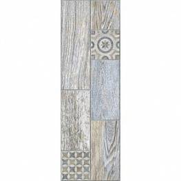 Напольная плитка Керамогранит 3606-0028 Индиго декор голубой 19,9х60,3