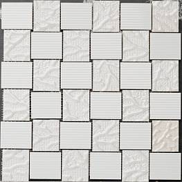 Напольная плитка Mosaico Vetro Blanco