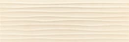 Настенная плитка 30*90 Wellen Velvet Cream ректификат белая глина