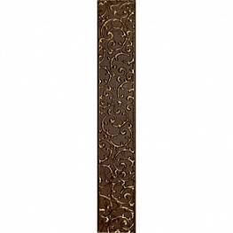 Бордюр 1504-0133 Анастасия орнамент шоколад 7,5х45